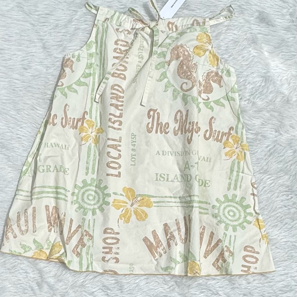 Urban outfitters BDG Cream and Green Printed Skirt NWT - Picture 5 of 6